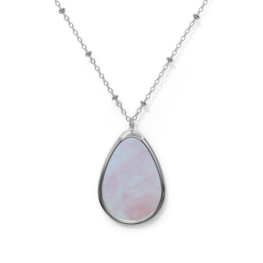 Summit of Love: Elegant Oval Necklace - Minimalist Jewelry, Gifts for Her, Layering Necklace, Birthdays, Anniversary, Bridesmaid Jewelry