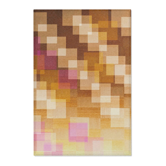 Frankie:  24"x36" Chic Geometric Area Rug, Modern Home Decor, Minimalist Design, Living Room Accent, Stylish Floor Covering, Gift Idea for Housewarming