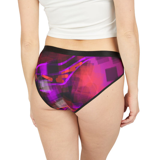 Bo:  Cool Vibes Vibrant Women's Underwear - Colorful Abstract Print Panties