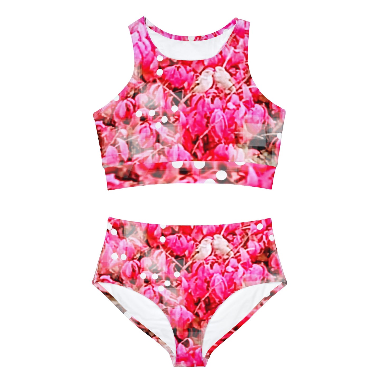 Sweet Birds:  Sporty Bikini Set (AOP)