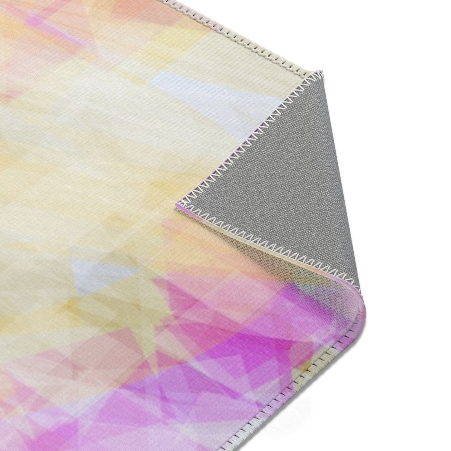 Sweetness & Decency:  24"x36" Pastel Abstract Area Rug for Soft, Cozy Spaces, Boho Home Decor, Living Room, Bedroom, Aesthetic Gift, Floor Mat