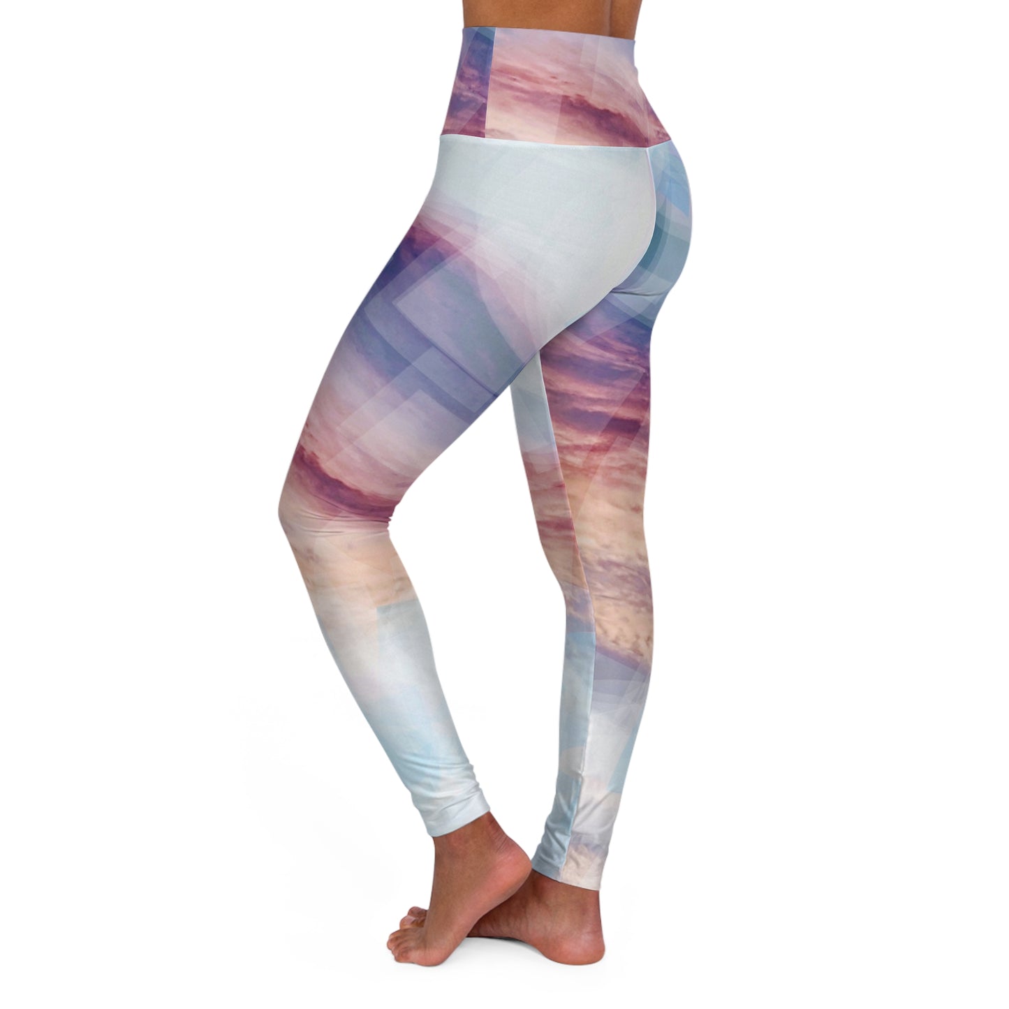 Andromeda:  Dreamy High Waisted Yoga Leggings, Activewear, Workout Pants, Fitness Leggings, Fashion Leggings, Gifts for Yogis