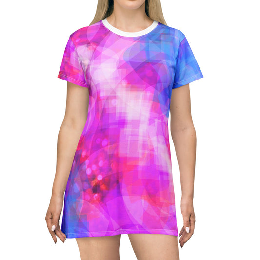 Ula:  T-Shirt Dress (AOP)