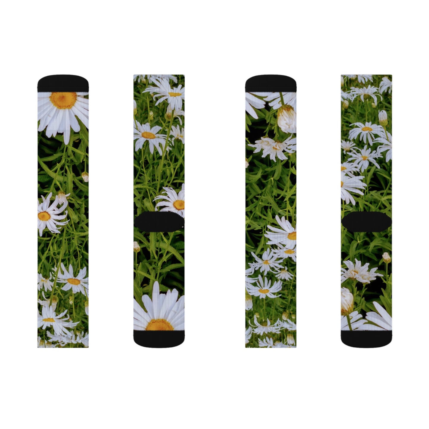 Fresh Daisies:  Sublimation Socks