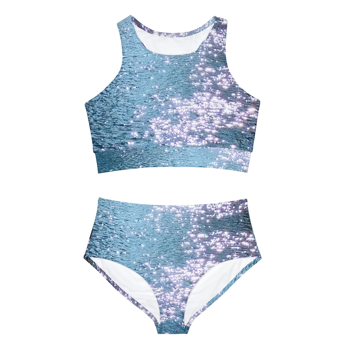 Water Diamonds:  Sporty Bikini Set (AOP)