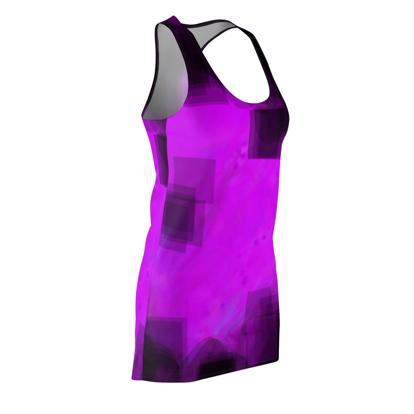 Pink and Black Racerback Dress - Trendy Summer Attire for Women