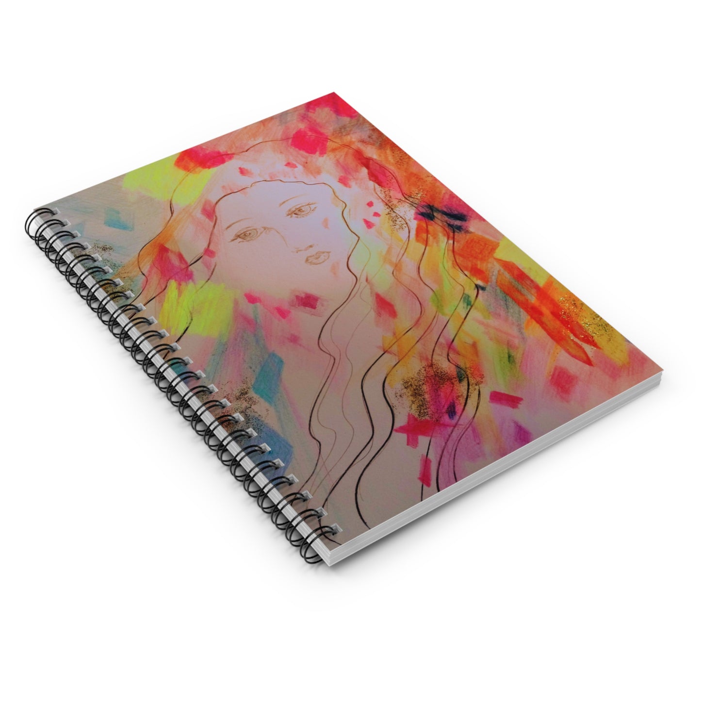 Angel Friend:  Spiral Notebook - Ruled Line