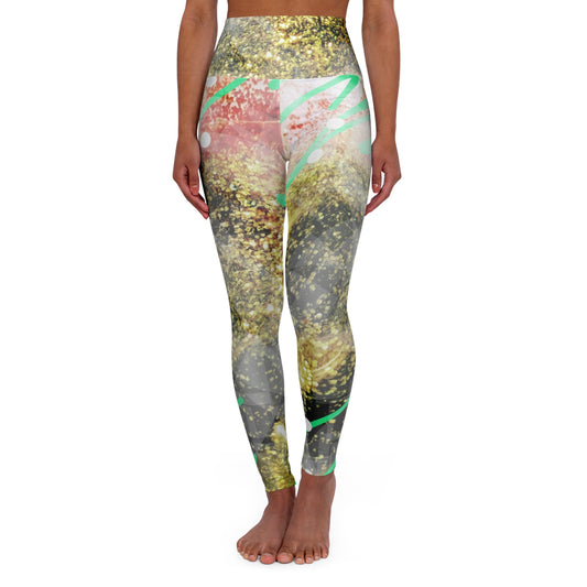 Freestyle:  High Waisted Yoga Leggings (AOP)