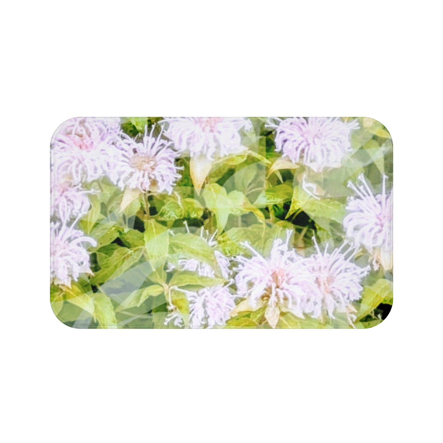 Soft Flowerbed: (34"x21") Floral Beauty Bathmat, Soft Bathmat, Shower Mat, Home Decor, Bathroom Accessories, Gifts for Her