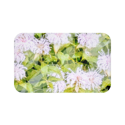 Soft Flowerbed: (34"x21") Floral Beauty Bathmat, Soft Bathmat, Shower Mat, Home Decor, Bathroom Accessories, Gifts for Her