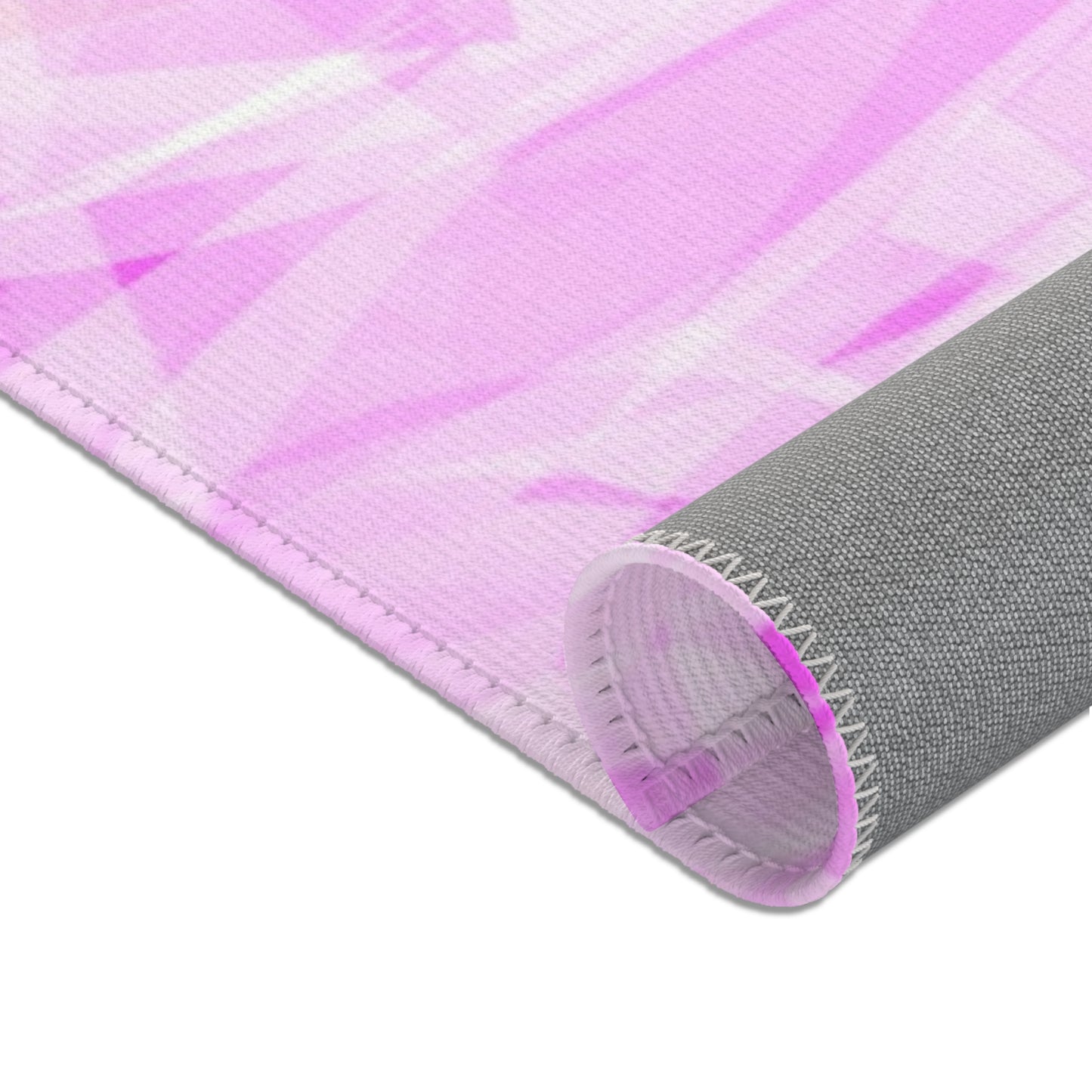 Persephone:  48"x72" Elegant Pink Abstract Area Rug - Soft Home Decor for Cozy Spaces
