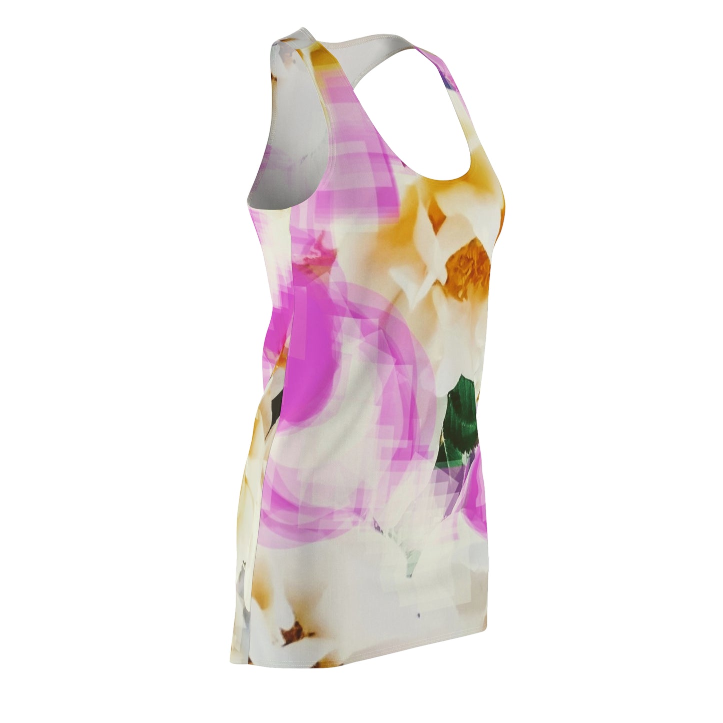Divine Bouquet II:  Women's Cut & Sew Racerback Dress (AOP)