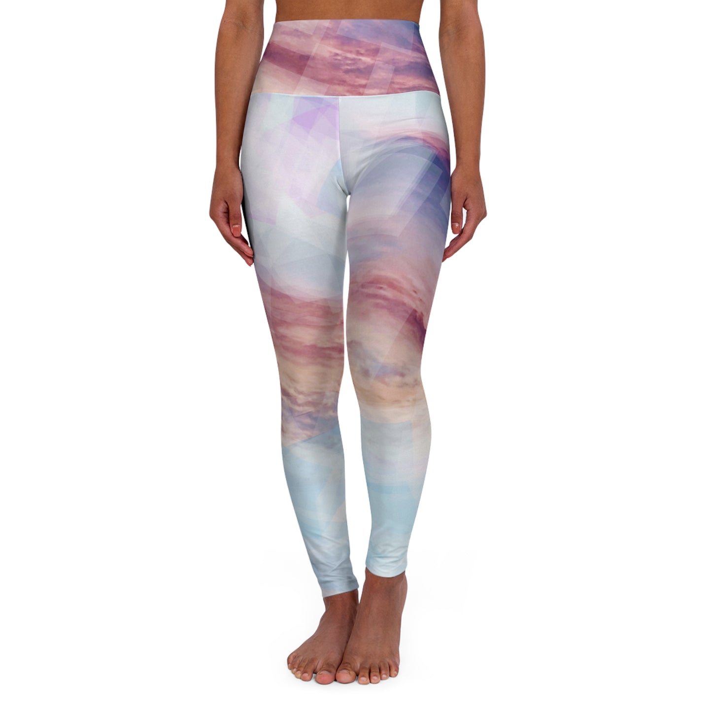 Andromeda:  Dreamy High Waisted Yoga Leggings, Activewear, Workout Pants, Fitness Leggings, Fashion Leggings, Gifts for Yogis