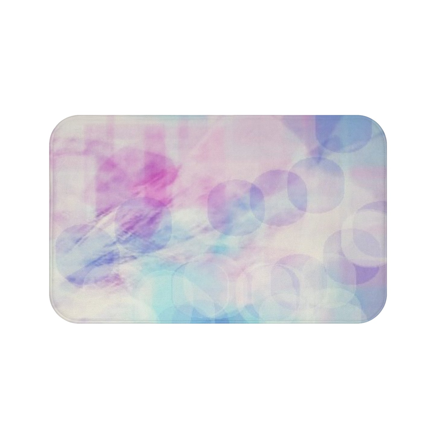 Paradis: (34"x21") Dreamy Pastel Bathmat, Soft Bathroom Rug, Abstract Design, Cozy Home Decor, Gift for Her, Spa Inspired, Spring Refresh