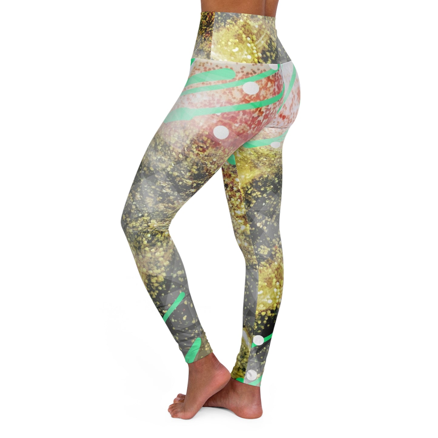 Freestyle:  High Waisted Yoga Leggings (AOP)