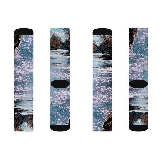 Shimmer Creek:  Sublimation Socks