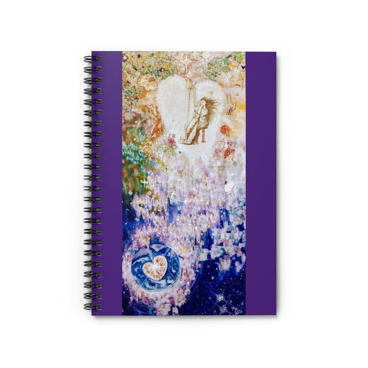 Love Vibes to Earth:  Spiral Notebook - Ruled Line