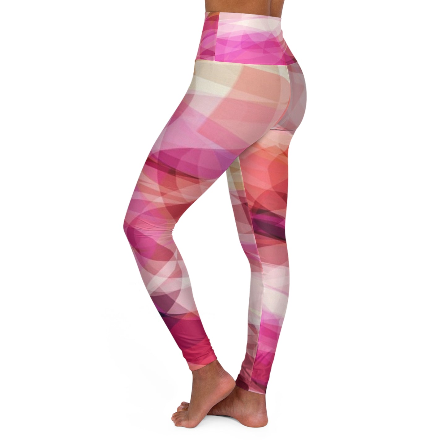 Oona: Vibrant High Waisted Leggings, Activewear for Women, Gym, Fitness Classes, Workout, Streetwear, Dancewear