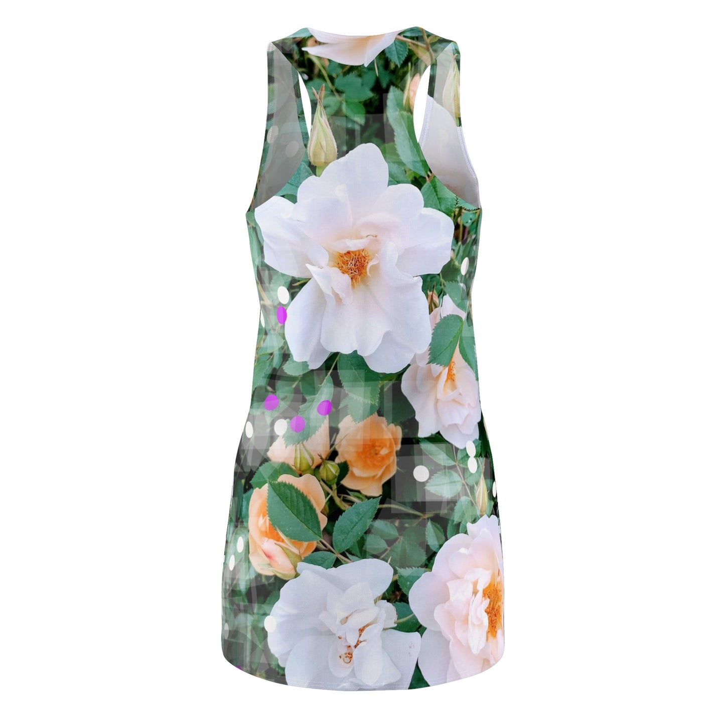 Divine Bouquet:  Women's Cut & Sew Racerback Dress (AOP)