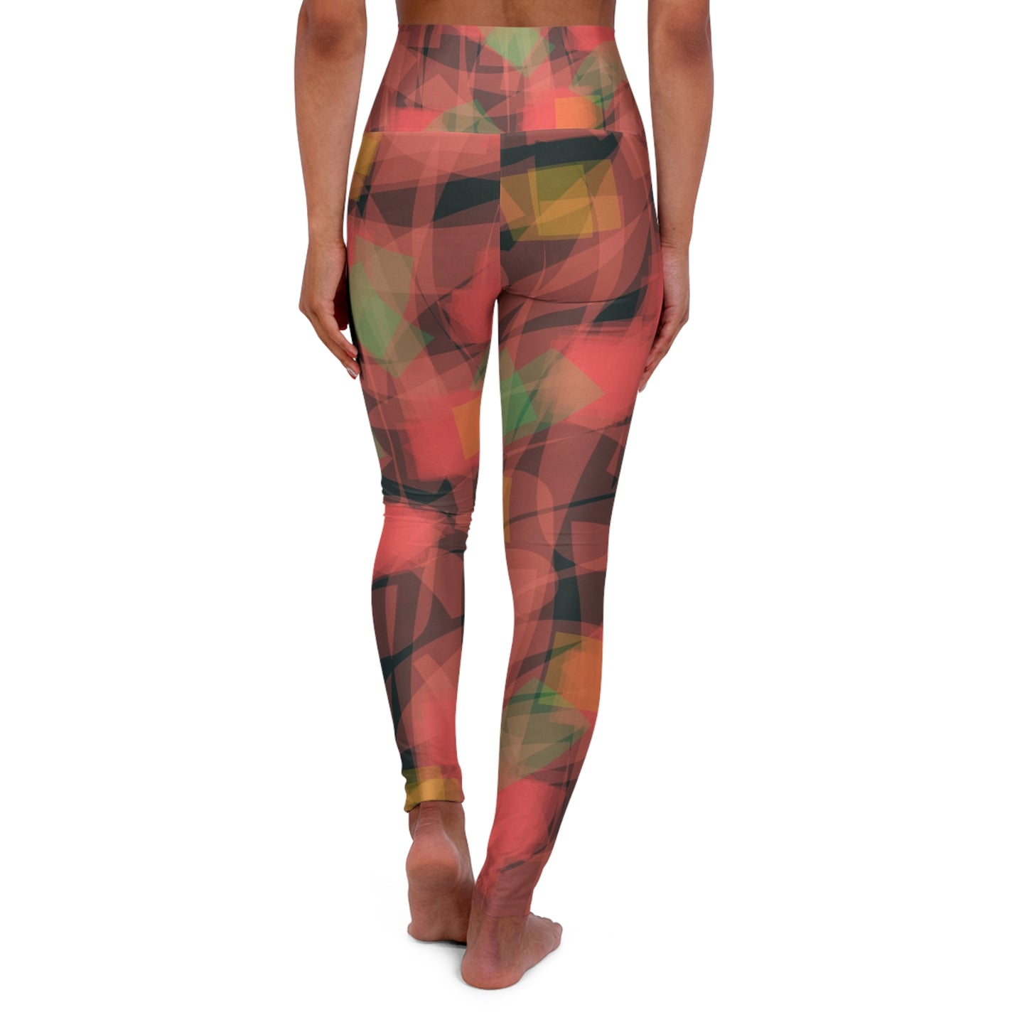 Lupe:  Good Vibes Artistic High Waisted Leggings | Vibrant Fitness Leggings, Gym Apparel, Activewear, Workout Pants, Streetwear