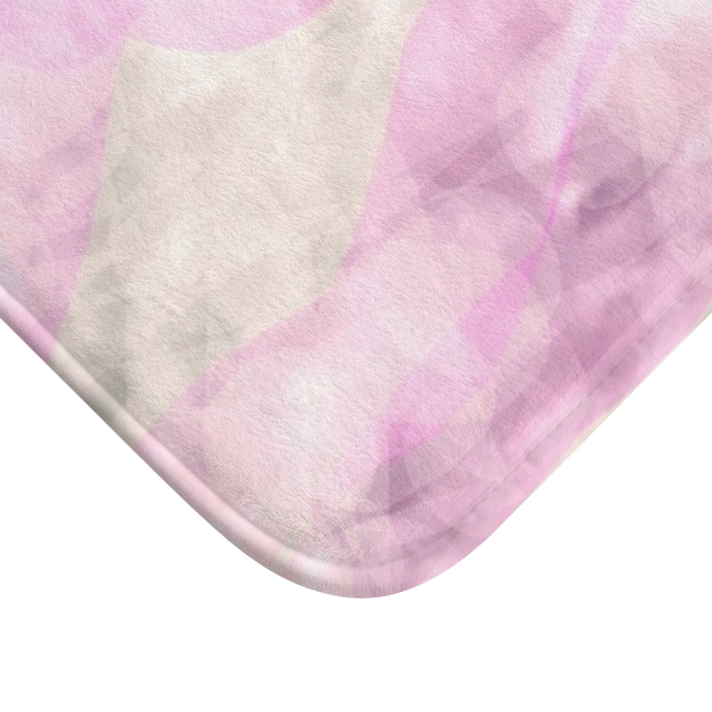 You're a Holiday: (24"x17") Soft Pink Bokeh Bathmat, Luxurious Bathroom Rug, Ethereal Home Decor, Non-Slip Mat, Gift for Housewarming