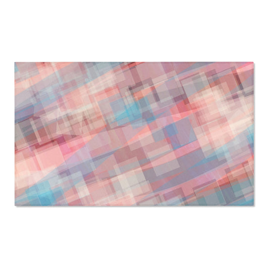 Bernadette:  60"x36" Modern Abstract Area Rug - Colorful Geometric Design for Home Décor