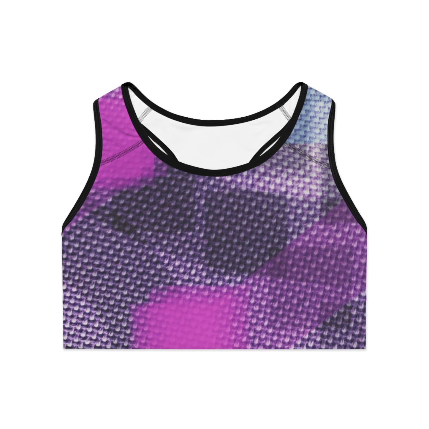 Pattie:  Chic Sports Bra, Seamless Workout Top, Activewear for Fitness, Dance, Gym Gear