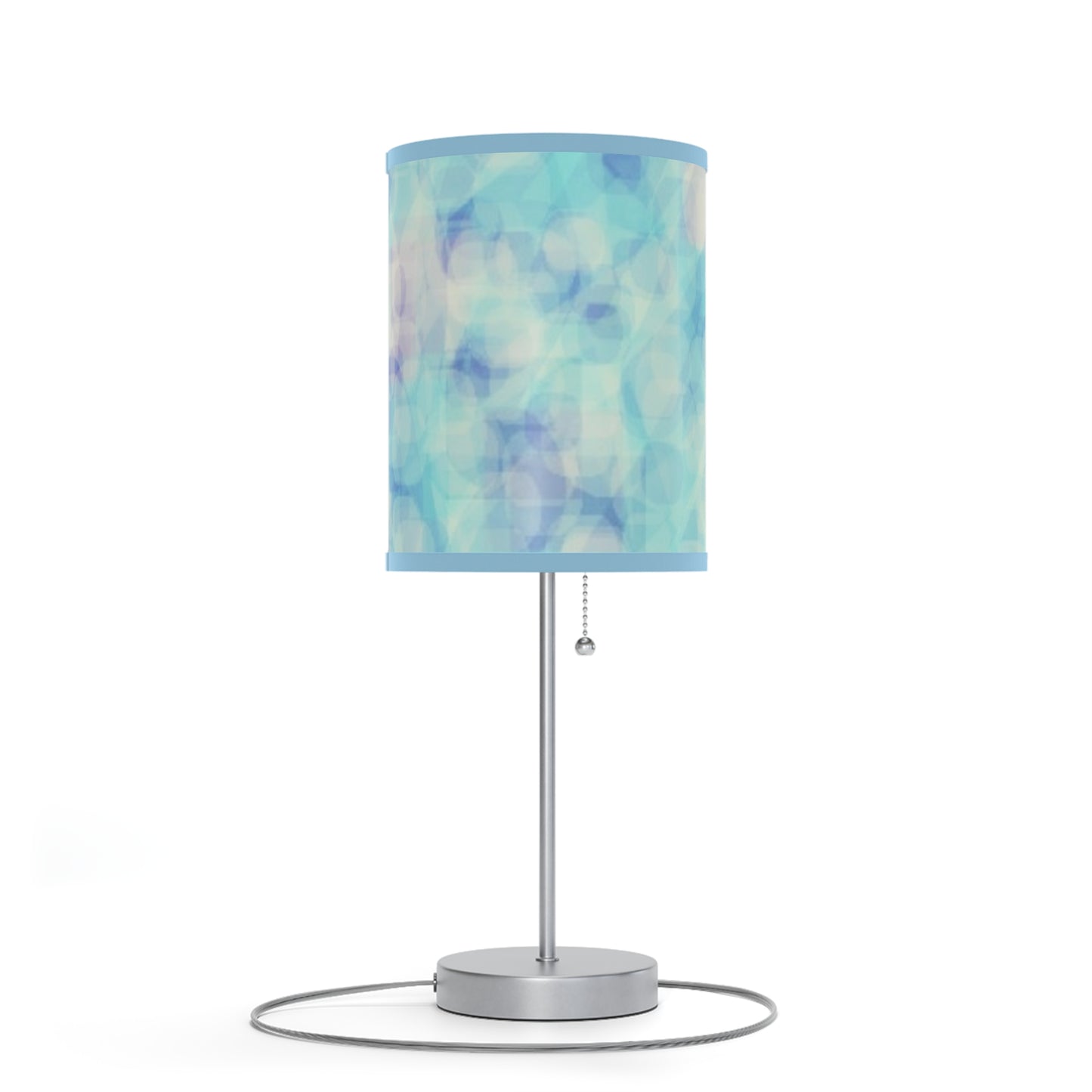 Celia: {Blue Trim} Soothing Blue Table Lamp, Night Light for Relaxation, Bedroom Decor, Cozy Home Gift, Modern Lighting, US/CA Plug
