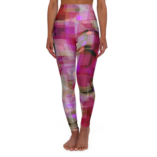 Faye:  Vibrant High Waisted Fashion Leggings, Colorful Workout Tights, Activewear for Women, Stylish Fitness Leggings, Perfect for Exercise & Streetwear