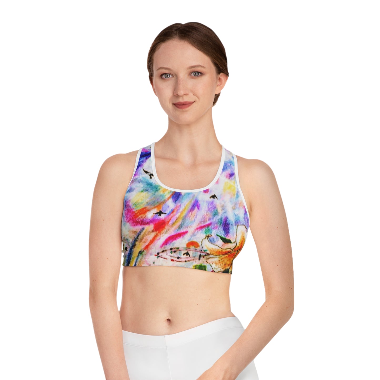 Lily & Birds:  Sports Bra (AOP)