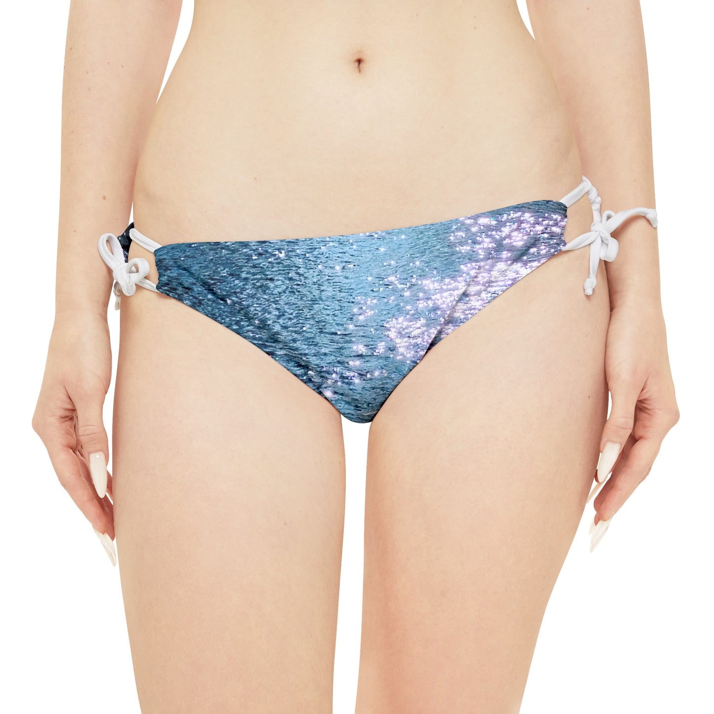 Water Diamonds:  Strappy Bikini Set (AOP)