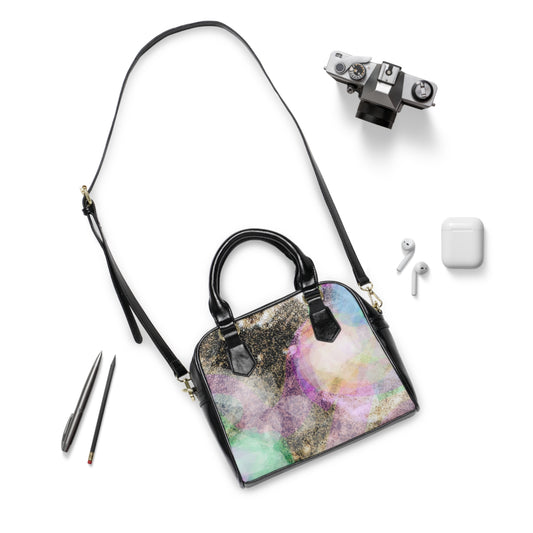 Bliss Rays:  Chic Abstract Shoulder Handbag - Stylish & Versatile Tote for Everyday Use