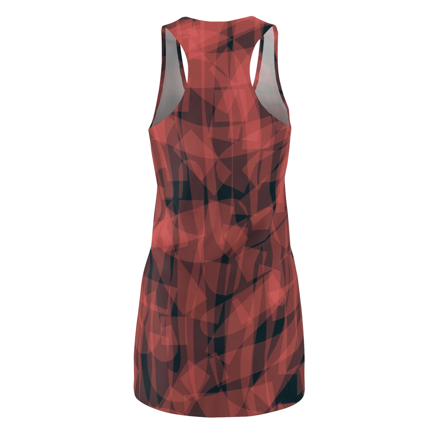 Esther:  Women's Abstract Pattern Racerback Dress - Stylish & Trendy Summer Wear