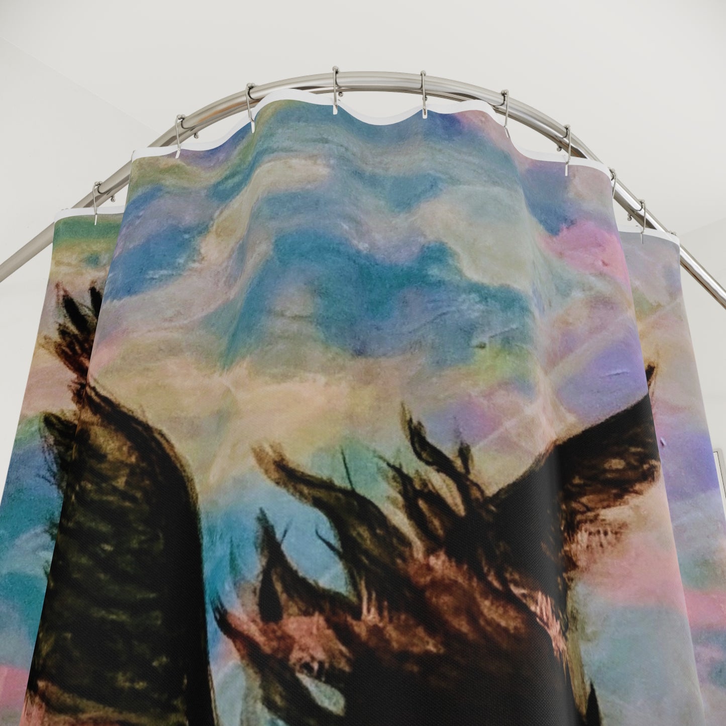 Pegasus: Polyester Shower Curtain