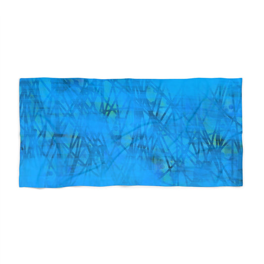 Carmen: Vibrant Beach Towel, Ocean-Inspired Towel for Summer, Poolside Accessory, Vacation Essentials, Stylish Beach Accessory