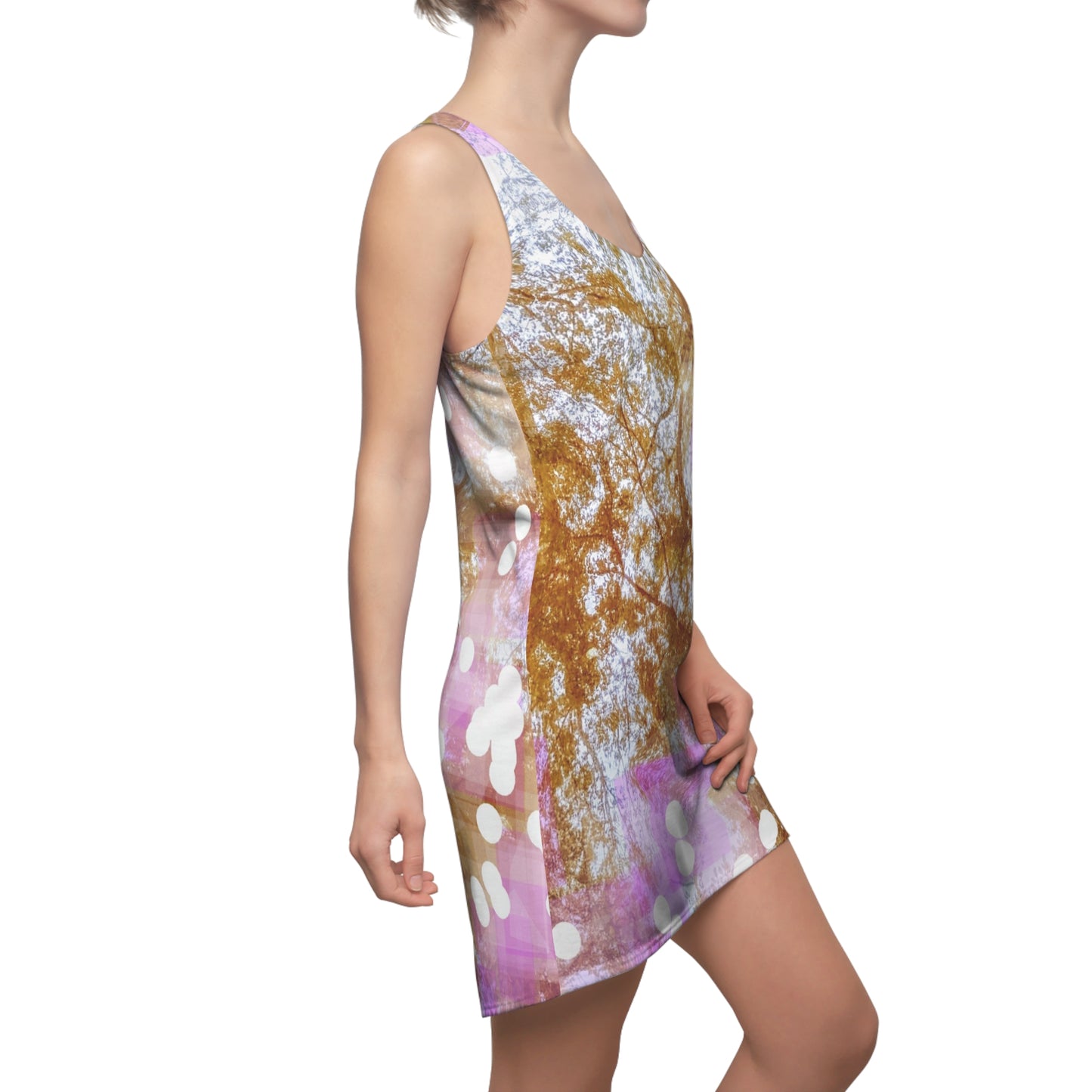 Auburn:  Women's Cut & Sew Racerback Dress (AOP)