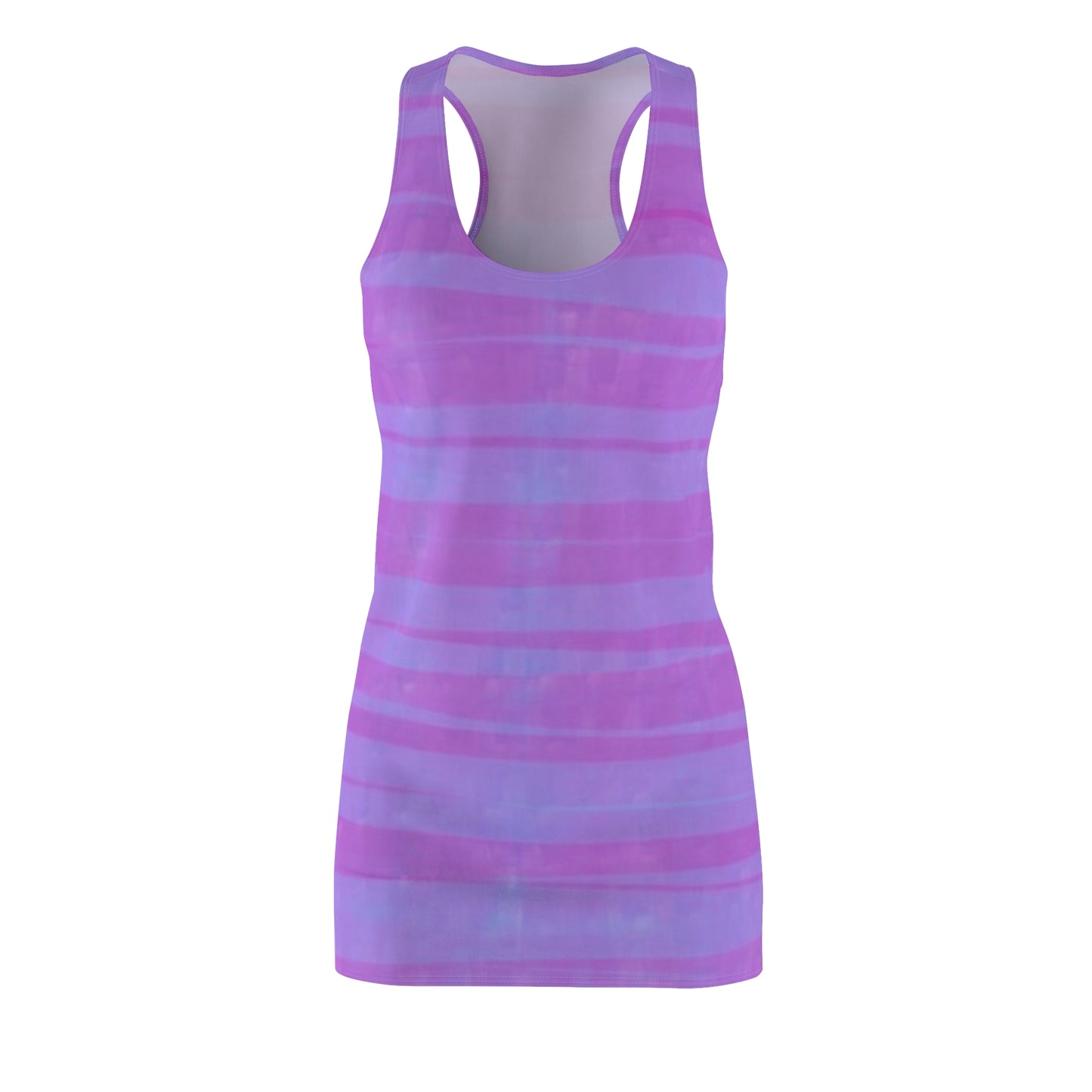Marina:  Chill Violet; Women's Racerback Dress - Perfect for Summer Days, Beach Outings, Festivals, Casual Wear, Comfortable and Stylish