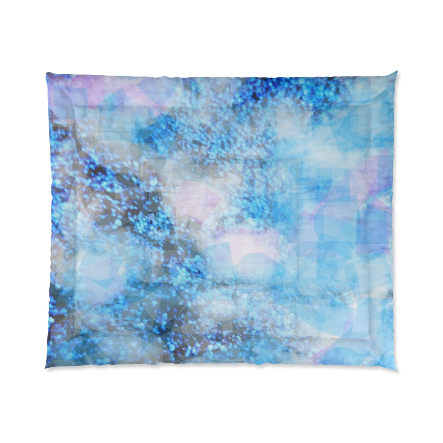 Sapphire Softly:  Comforter: 104" x 88"