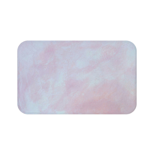 Summit of Love: (34"x21") Pastel Abstract Bathmat, Soft Bathroom Rug, Boho Home Decor, Perfect for Spa Days, Self-Care Gift, Easter Decor