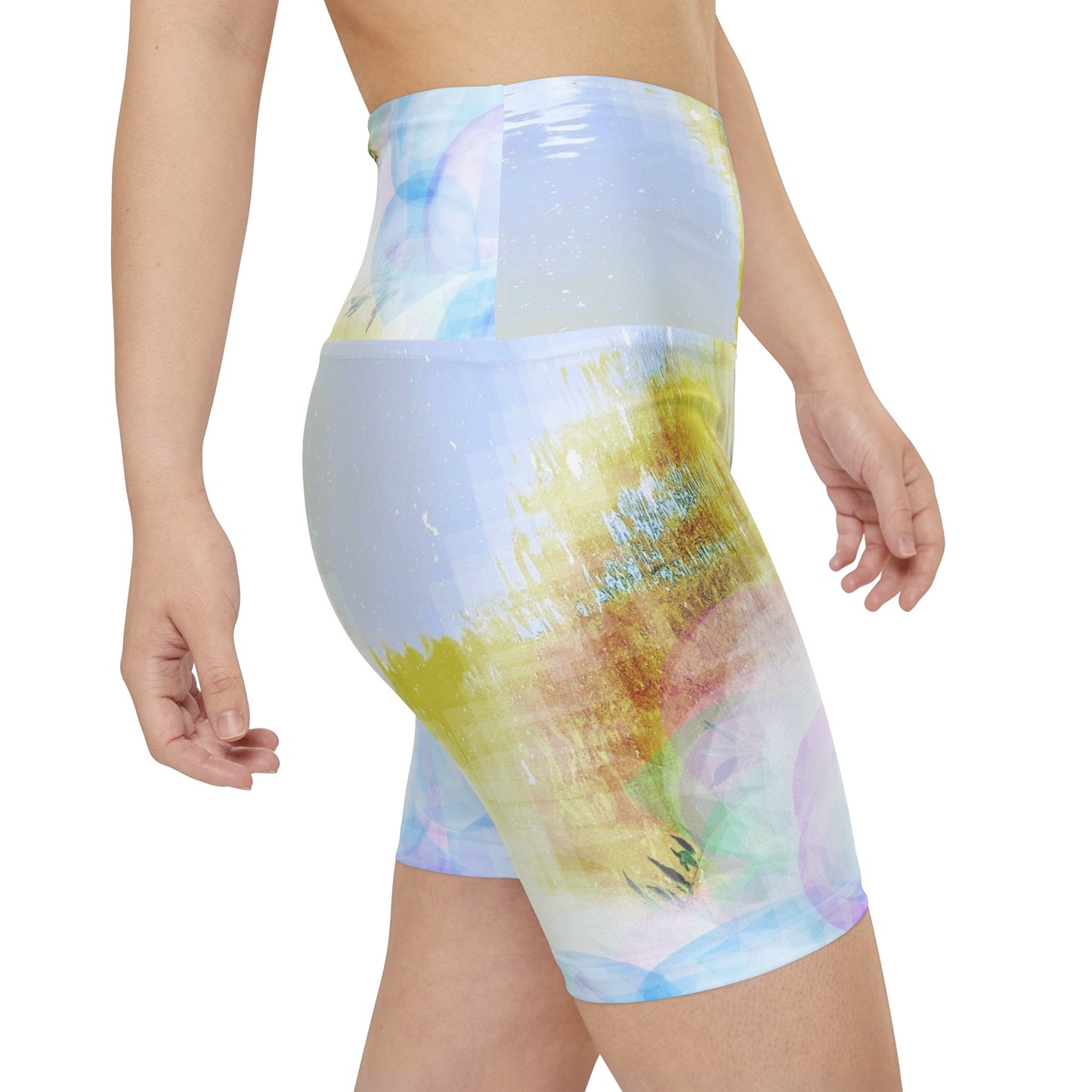 Glimmering:  Women's Workout Shorts (AOP)