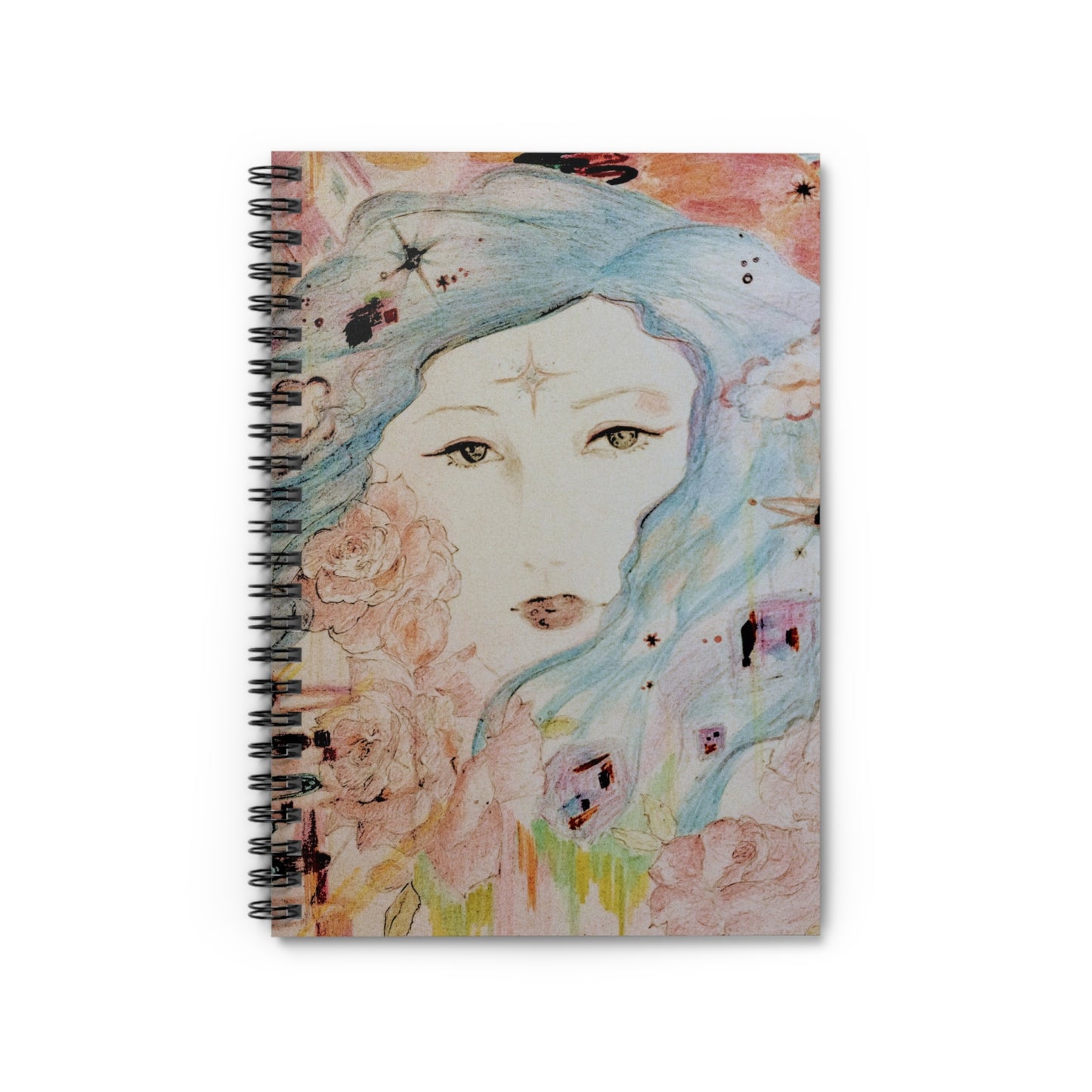 Beautiful Priestess:  Spiral Notebook - Ruled Line