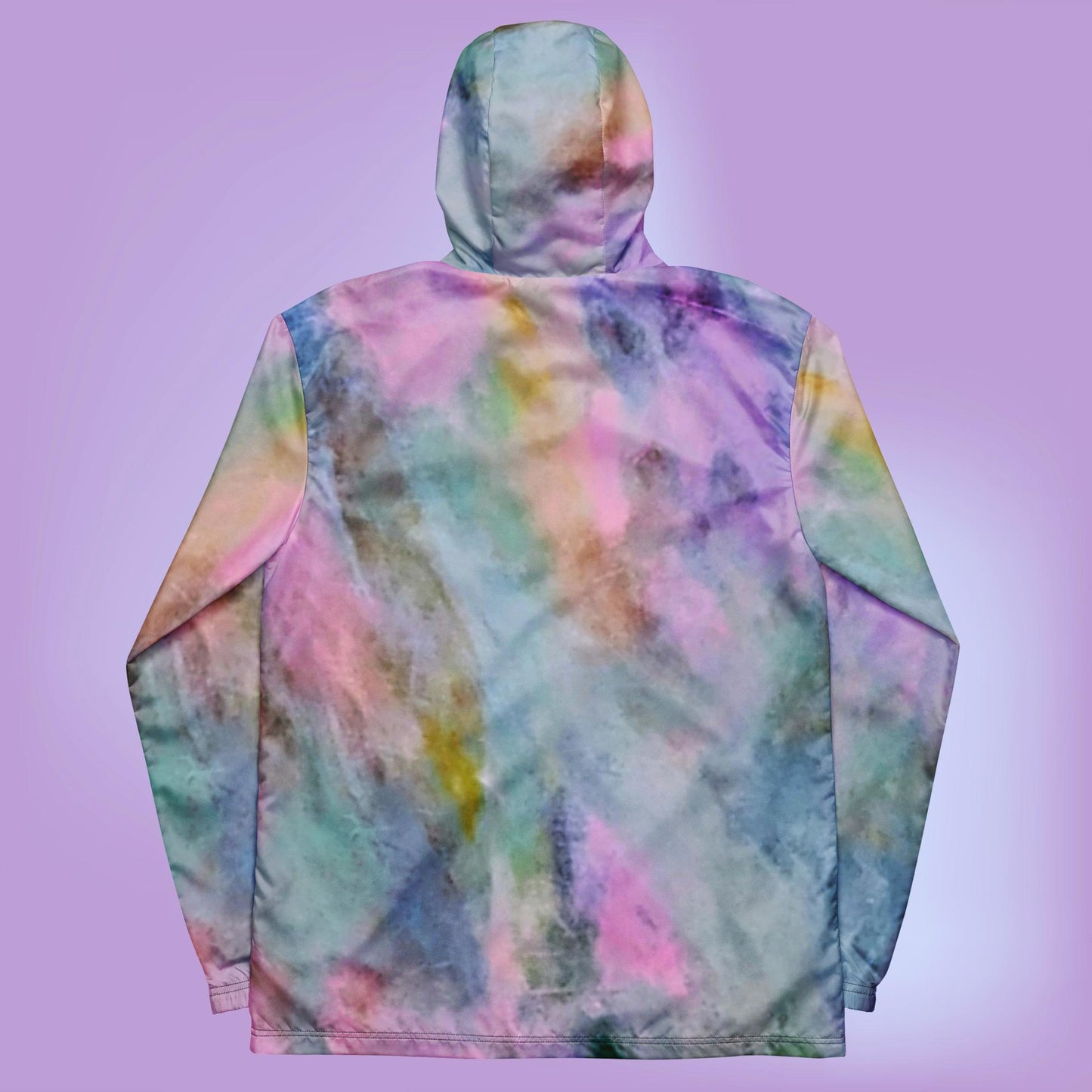 Peace & Luv:  Unisex Windbreaker (men's size chart)