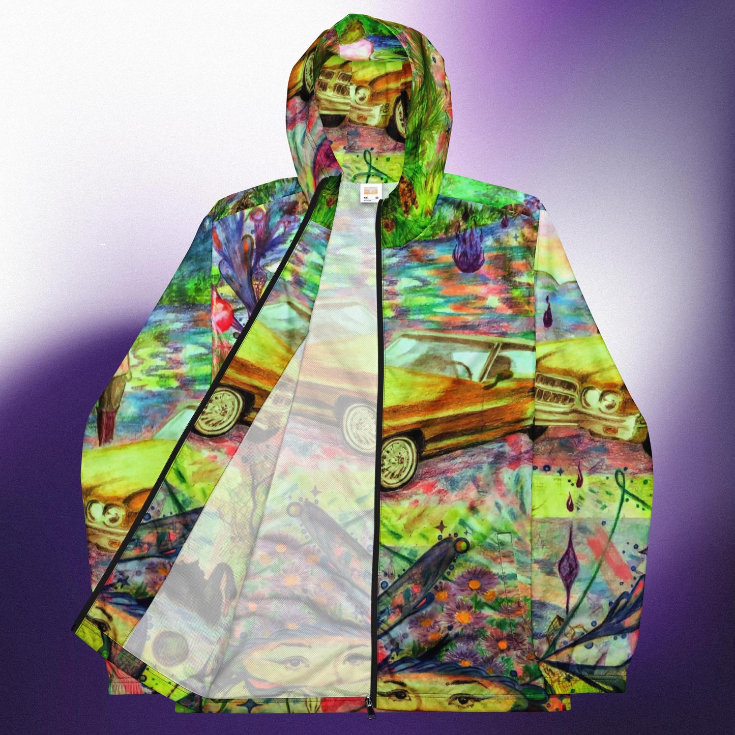 Dream Trek:  Unisex (Men's Size) Windbreaker