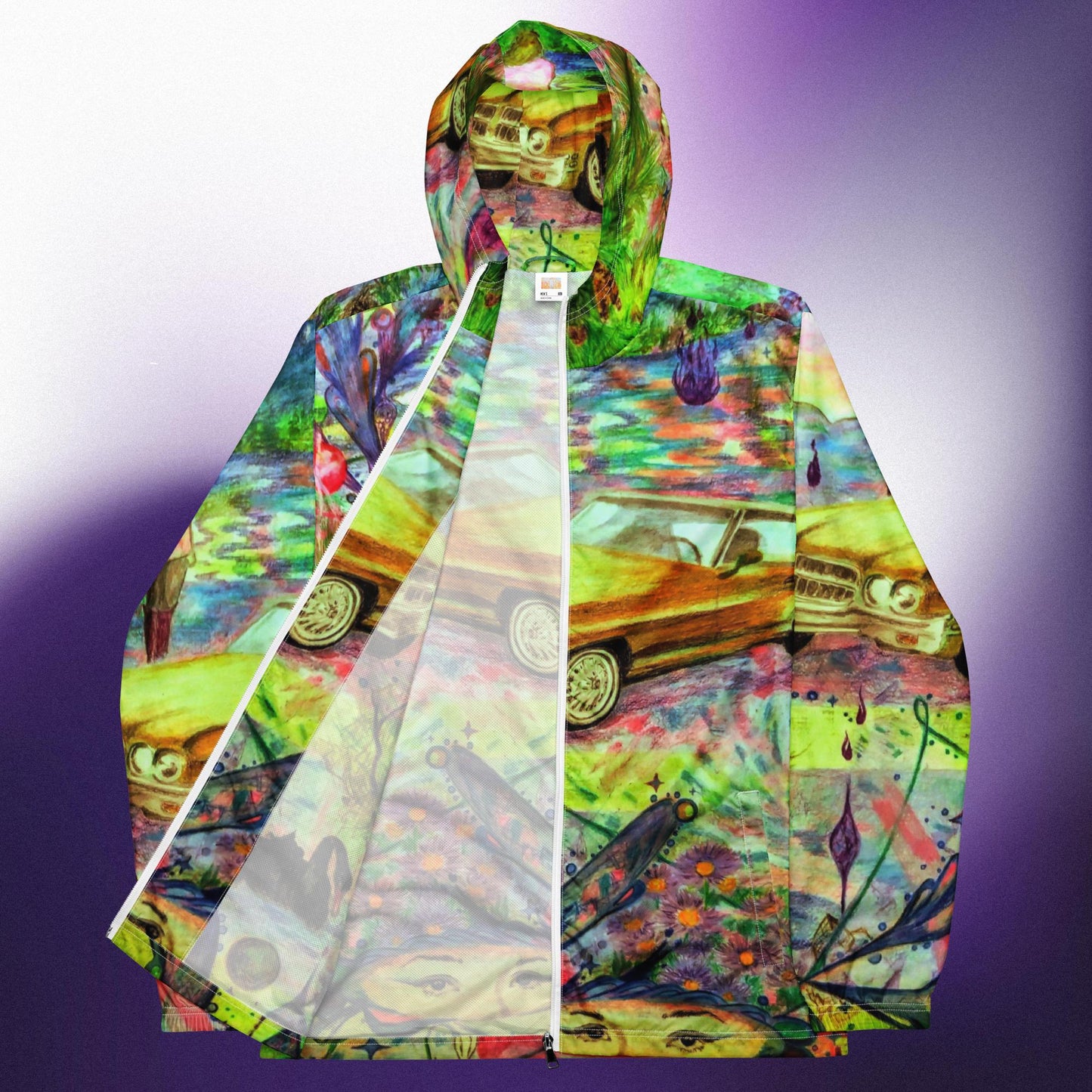 Dream Trek:  Unisex (Men's Size) Windbreaker