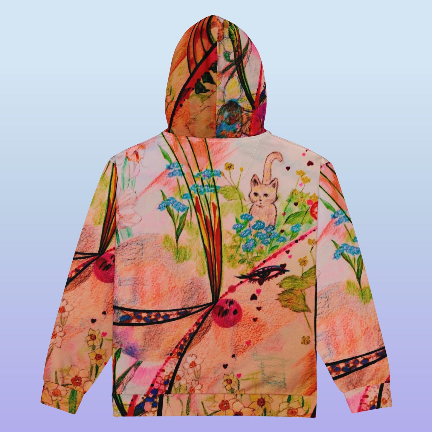 Katty's Garden: Unisex zip hoodie