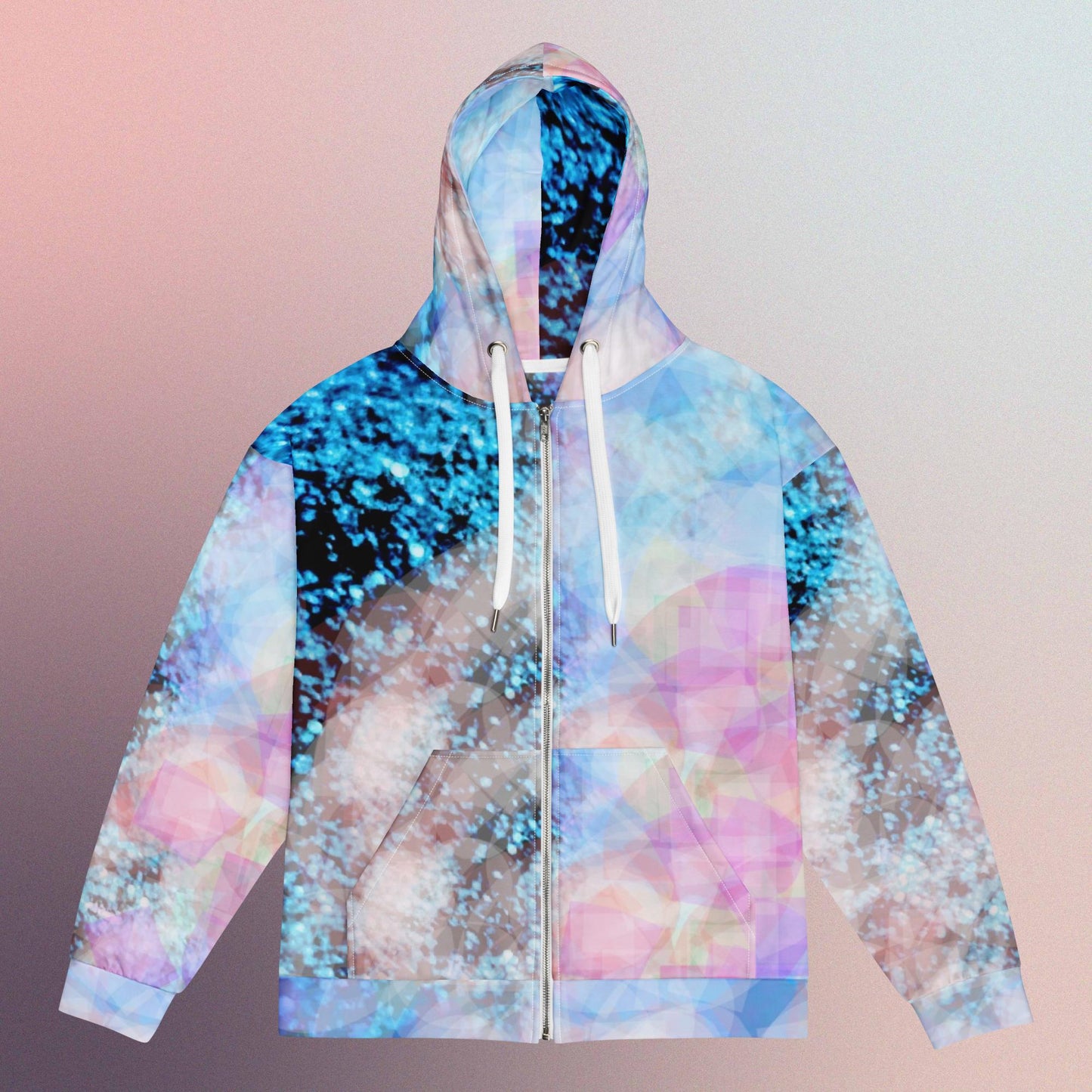 Glowy: Unisex zip hoodie