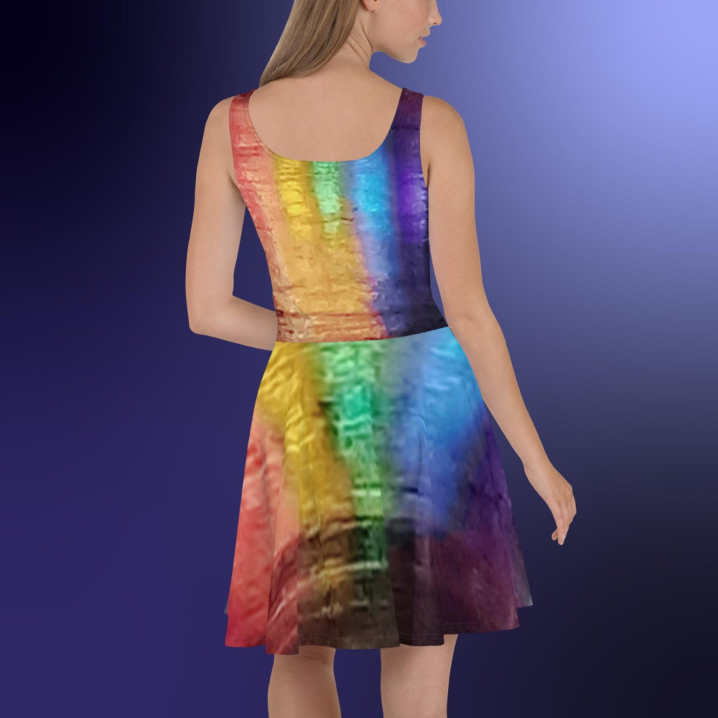 Neon Rain: Skater Dress