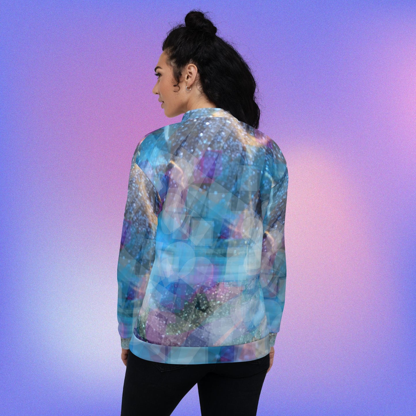 Sapphire Fuel:  Unisex Bomber Jacket