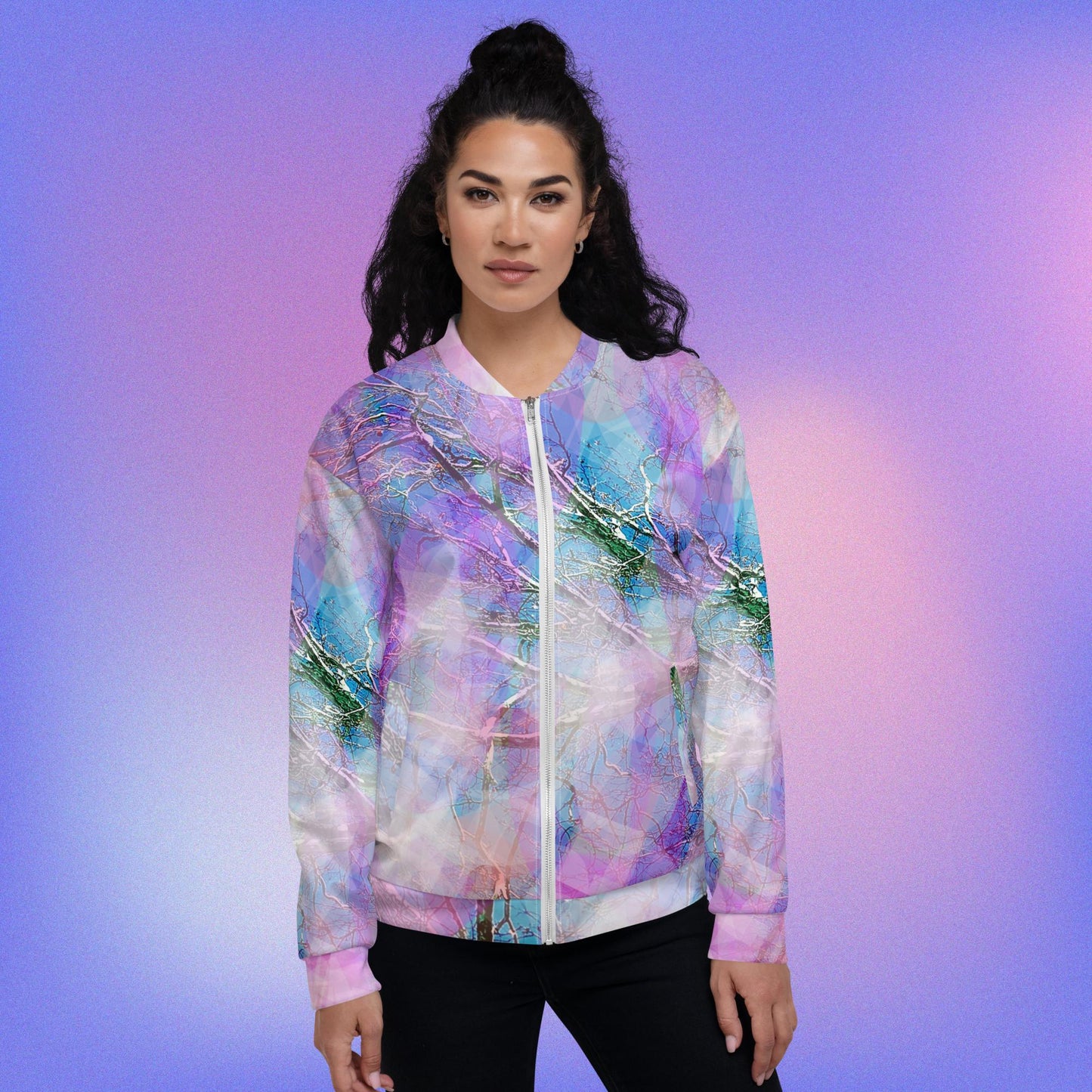 Woo Hoo : D  Unisex Bomber Jacket