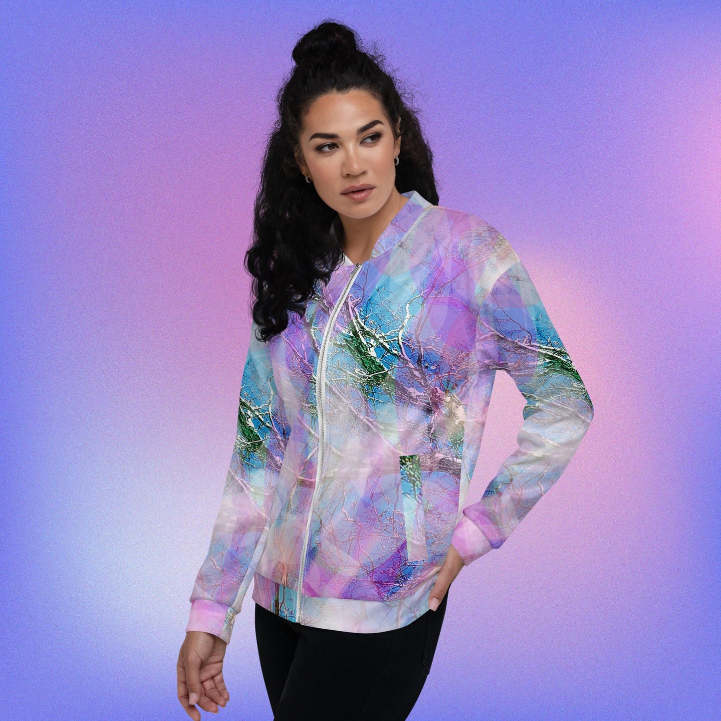 Woo Hoo : D  Unisex Bomber Jacket